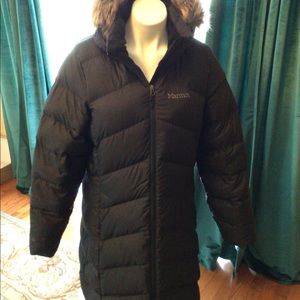 Marmot long winter down coat